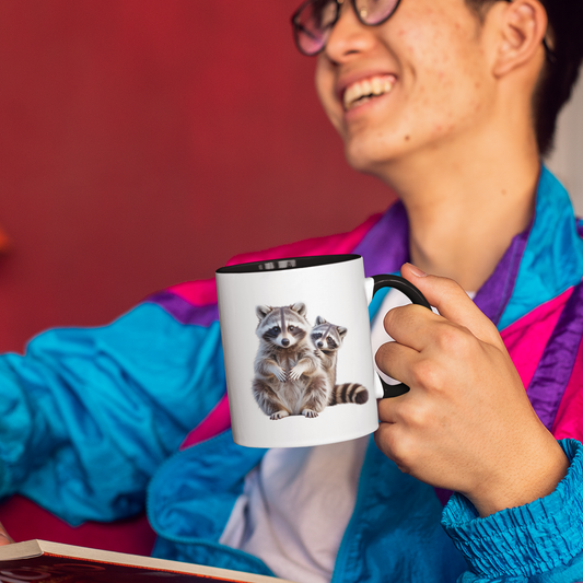 Funny Raccoon Mug – Unique Gift for Women & Animal Lovers