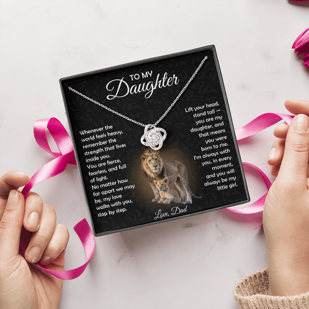 Father to Daughter Necklace | A Sentimental Gift for Birthday, Graduation & Christmas