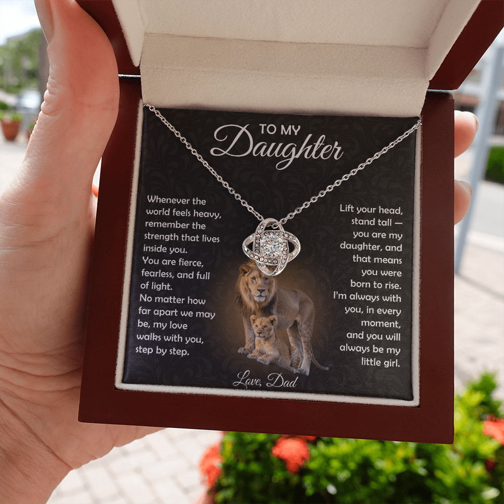 Father to Daughter Necklace | A Sentimental Gift for Birthday, Graduation & Christmas