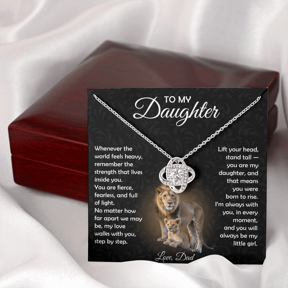 Father to Daughter Necklace | A Sentimental Gift for Birthday, Graduation & Christmas