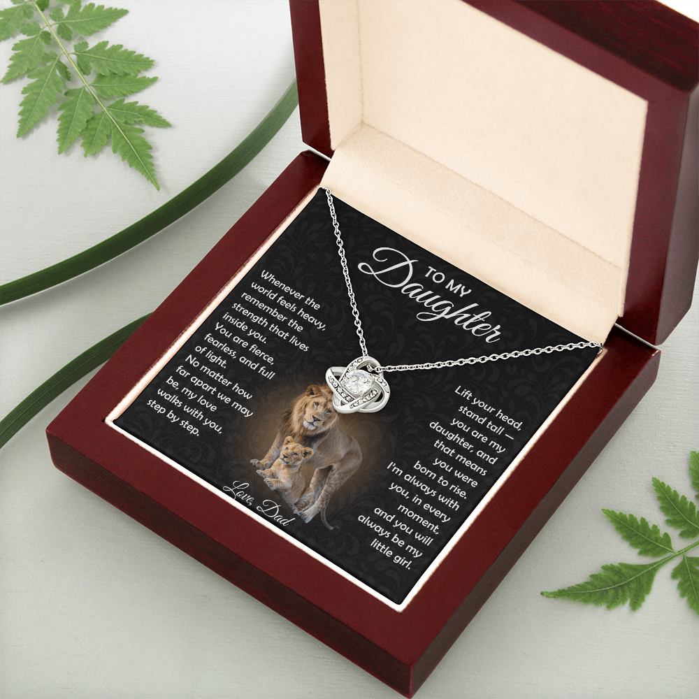Father to Daughter Necklace | A Sentimental Gift for Birthday, Graduation & Christmas