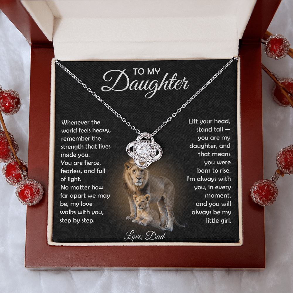 Father to Daughter Necklace | A Sentimental Gift for Birthday, Graduation & Christmas
