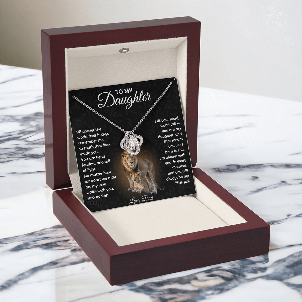 Father to Daughter Necklace | A Sentimental Gift for Birthday, Graduation & Christmas